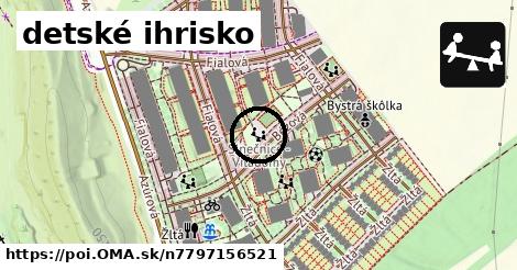 detské ihrisko