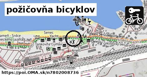 požičovňa bicyklov