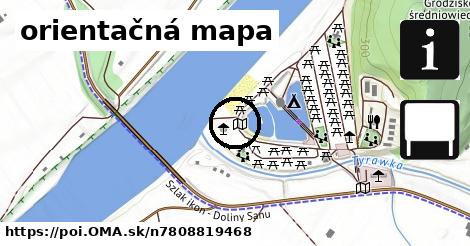 orientačná mapa