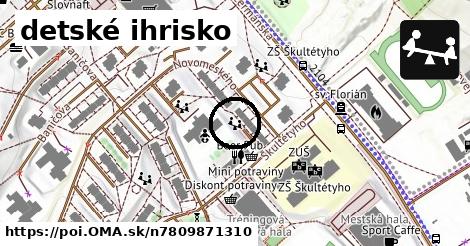 detské ihrisko