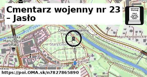 Cmentarz wojenny nr 23 – Jasło