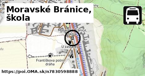 Moravské Bránice, škola