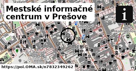Mestské informačné centrum v Prešove