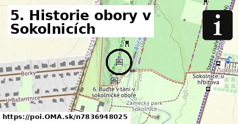 5. Historie obory v Sokolnicích