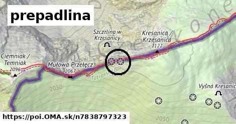 prepadlina