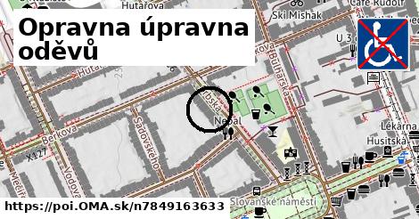 Opravna úpravna oděvů