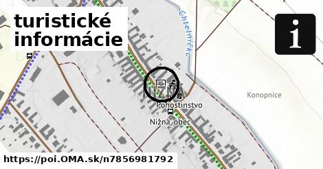 turistické informácie