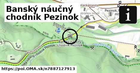 Banský náučný chodník Pezinok