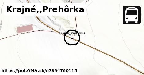 Krajné,,Prehôrka