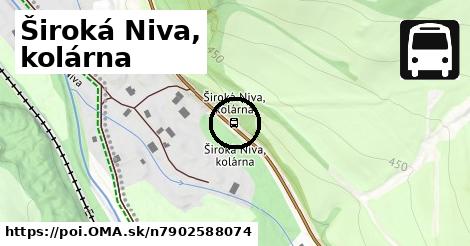 Široká Niva, kolárna