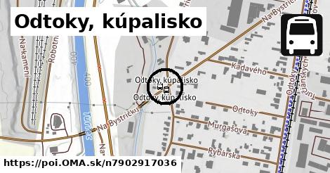 Odtoky, kúpalisko