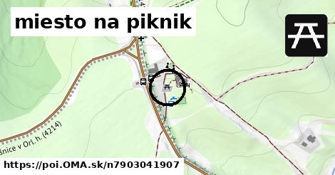 miesto na piknik