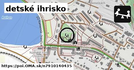 detské ihrisko