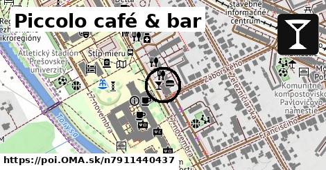 Piccolo café & bar