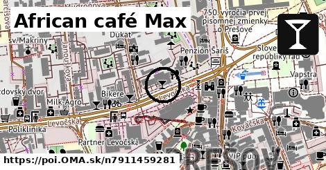 African café Max