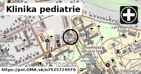 Klinika pediatrie