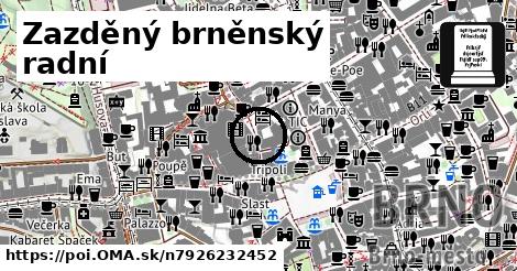 Zazděný brněnský radní