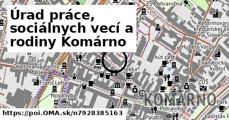 Úrad práce, sociálnych vecí a rodiny Komárno