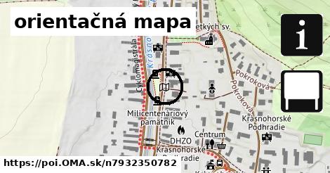 orientačná mapa