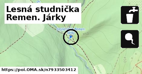 Lesná studnička Remen. Járky