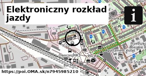 Elektroniczny rozkład jazdy