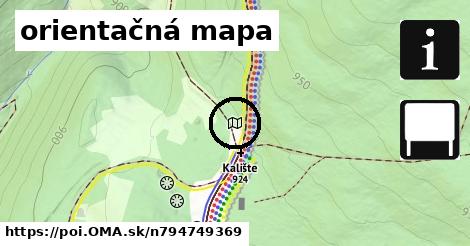 orientačná mapa