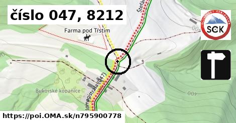 číslo 047, 8212