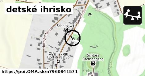 detské ihrisko