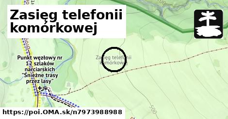 Zasięg telefonii komórkowej