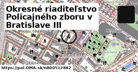 Okresné riaditeľstvo Policajného zboru v Bratislave III