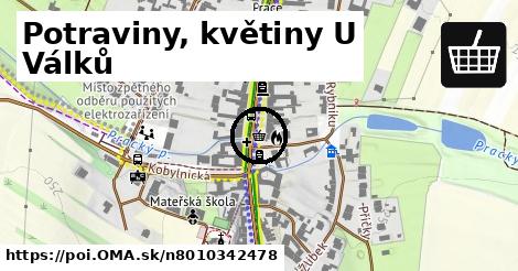 Potraviny, květiny U Válků