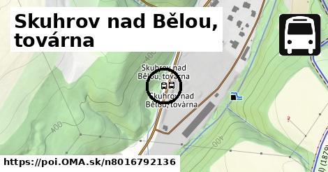 Skuhrov nad Bělou, továrna