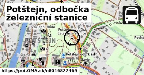 Potštejn, odbočka železniční stanice