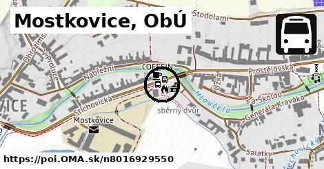 Mostkovice, ObÚ