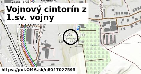 Vojnový cintorín z 1.sv. vojny