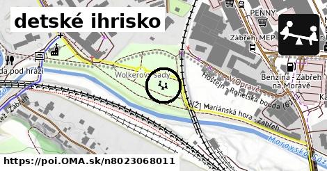 detské ihrisko