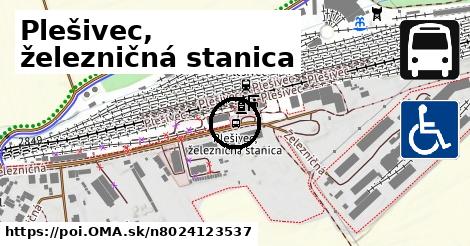 Plešivec, železničná stanica