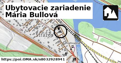 Ubytovacie zariadenie Mária Bullová