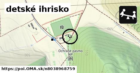 detské ihrisko