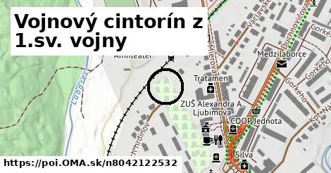 Vojnový cintorín z 1.sv. vojny