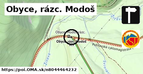 Obyce, rázc. Modoš