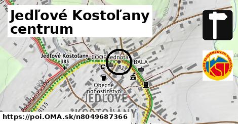 Jedľové Kostoľany centrum