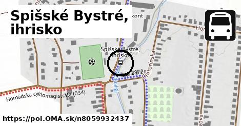 Spišské Bystré, ihrisko