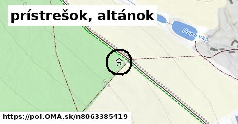 prístrešok, altánok