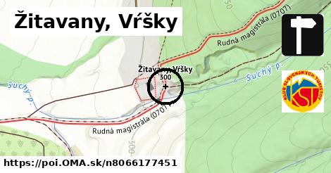 Žitavany, Vŕšky