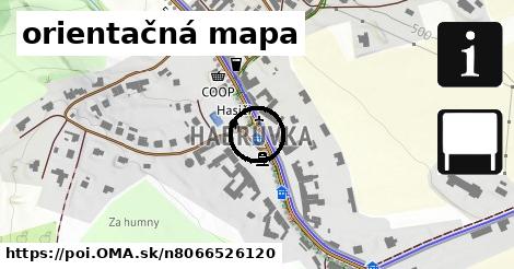 orientačná mapa