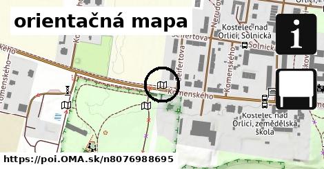 orientačná mapa