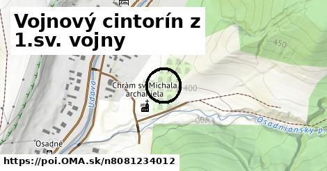 Vojnový cintorín z 1.sv. vojny