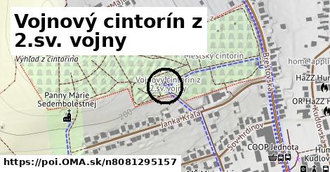 Vojnový cintorín z 2.sv. vojny