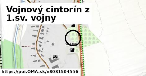 Vojnový cintorín z 1.sv. vojny